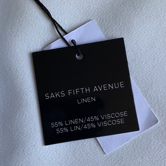 Saks Fifth Avenue Men's Light blue Flat Front Shorts - Picture 8 of 9